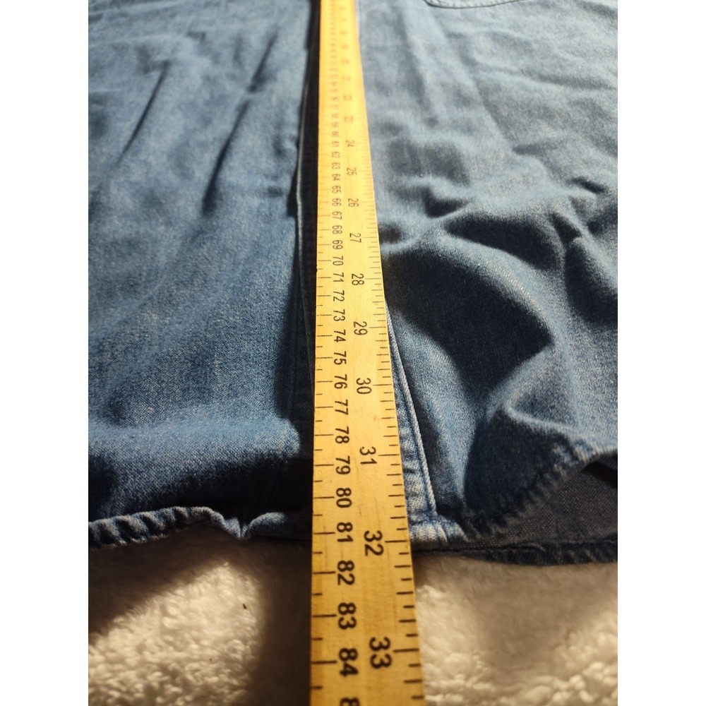 Pearl River Denim Western Pearl Snap XL Long Sleeve 1667 - Picture 6 of 7